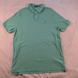 Polo Ralph Lauren Men's Classic Fit Green Short Sleeve Polo Shirt Size XL